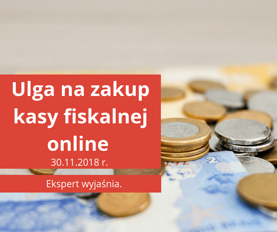 Ulga na zakup kasy fiskalnej online